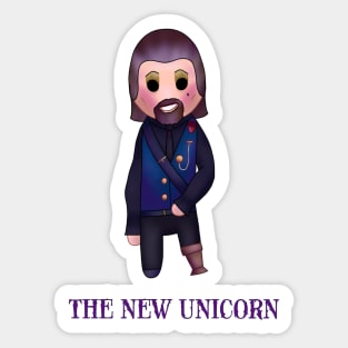 Izzy Hands Unicorn Chibi Sticker